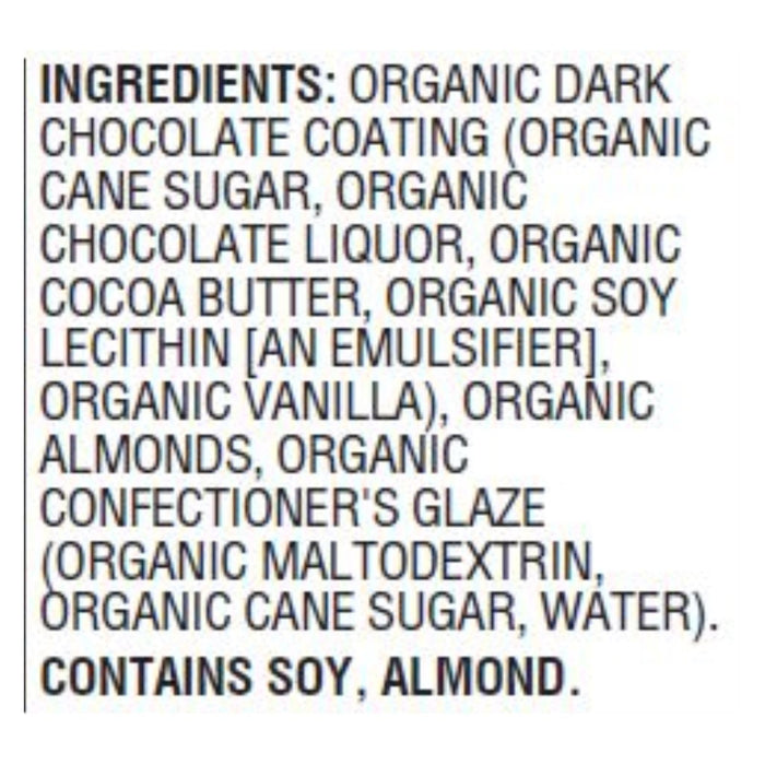 Woodstock Farms Organic Dark Chocolate Almonds, 6.5 Oz (Case of 8)