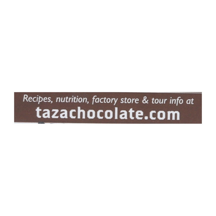 Taza Chocolate Mexicano Organic 50% Dark Chocolate with Vanilla Discs, 2.7 Oz Pack of 12