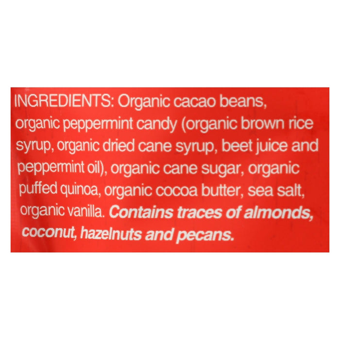 Taza Chocolate Organic Dark Bark Chocolate - Peppermint - Case of 12 - 4.2 Oz