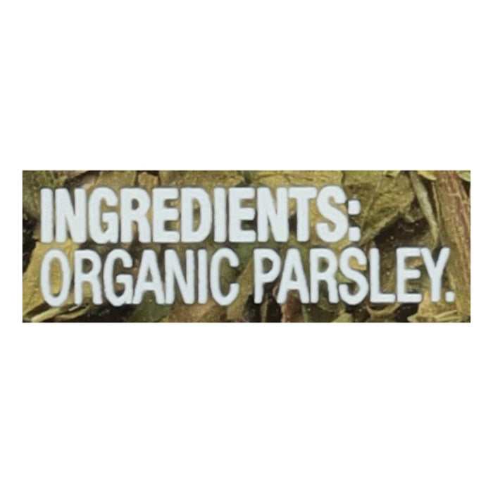 Simply Organic Parsley Flakes, Organic, 0.26 Oz, Pack of 6