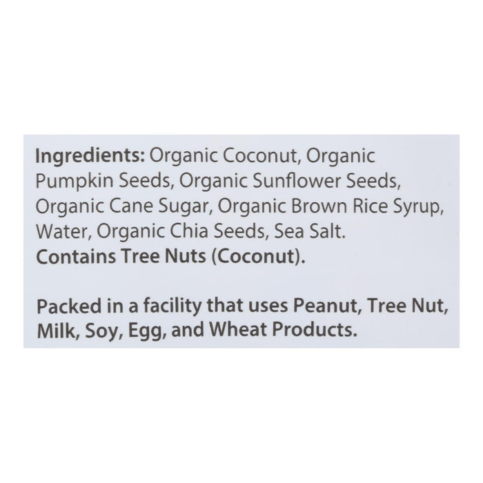 Organic Coconut Snack, Chia-Sun-Pumpkin by Creative Snacks Co., 4 oz, (6-Pack)