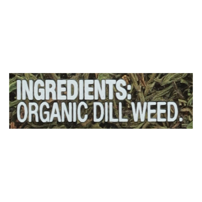 Simply Organic Dill Weed, Organic, 6 Pack - 0.81 Oz Each