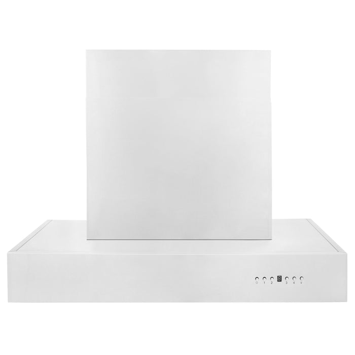 ZLINE 36 In. Ducted Professional Wall Mount Range Hood in Stainless Steel, KECOM-36