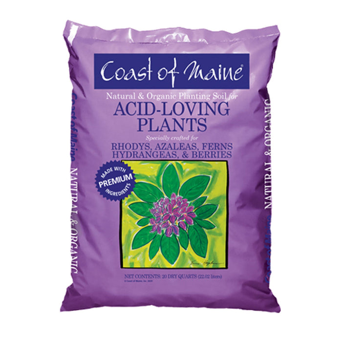 Coast of Maine Organic Natural Potting Soil for Acid Loving Plants, 20 Qt (2 Pk)