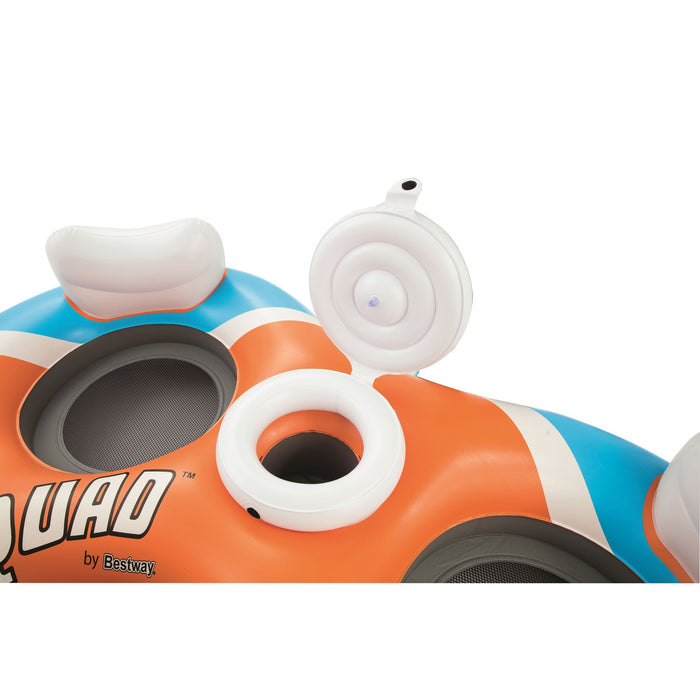 Bestway Rapid Rider Round 2 Person Tube Float and 4 Person Floating Island Raft