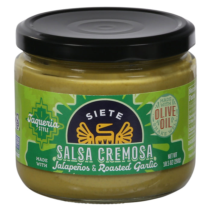 Siete - Salsa Cremosa Jalapeno - Cs Of 6-10.5 Oz