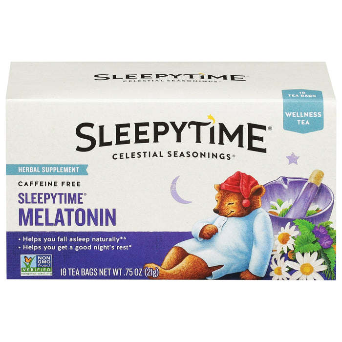 Celestial Seasonings - Tea Sleepytime Melatonin - Cs Of 6-18 Bag