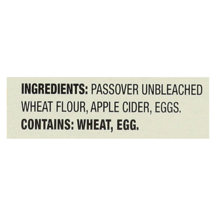 Streit's Kosher For Passover Matzo Egg - Case of 30 - 12 oz