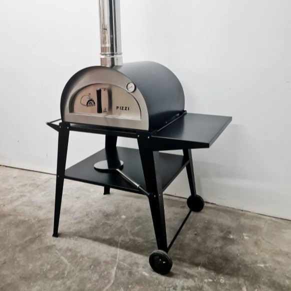 Portable Wood Fired Pizza Oven - Pizzi with Portable Cart