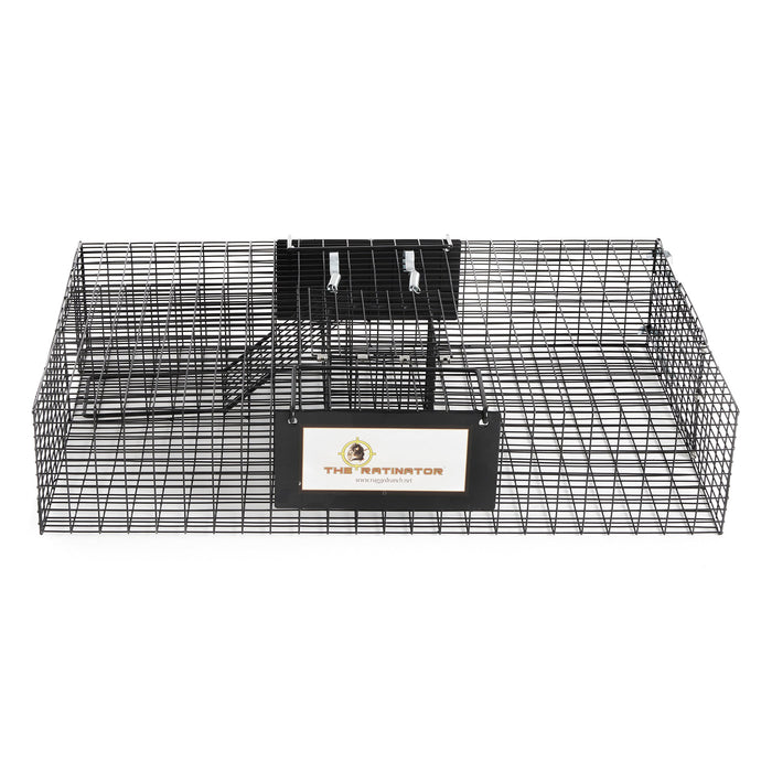 Rugged Ranch RATTR Ratinator Live Rat Multi-Catch Animal Metal 2 Door Trap Cage