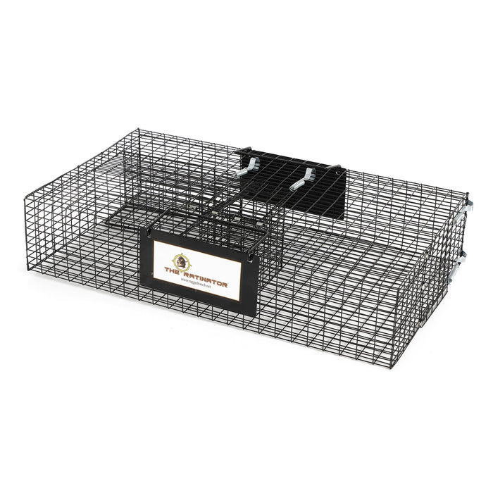 Rugged Ranch RATTR Ratinator Live Rat Squirrel Chipmunk Metal 2 Door Trap Cage