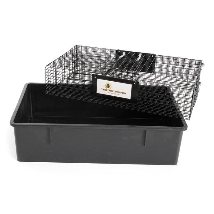 Rugged Ranch RATTR Ratinator Live Rat Squirrel Chipmunk Metal 2 Door Trap Cage