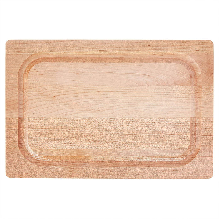 John Boos Chop N Slice Maple Wood Edge Grain Cutting Board, 8" x 12" x 1.25"