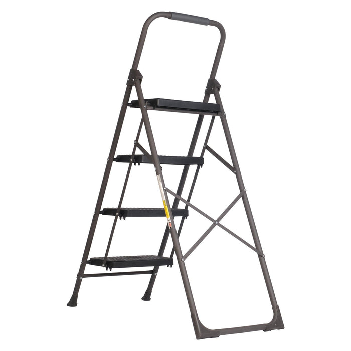 4 Step Portable Folding Ladder Step Stool with Wide Anti-Slip Pedal and Handgrip