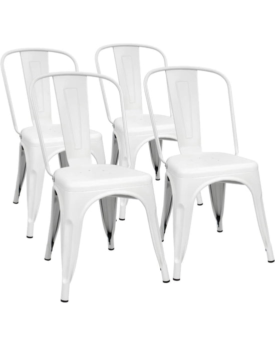 Industrial Metal Dining Chairs