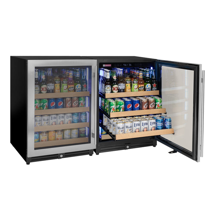 Reserva Series Stainless Steel Side-by-Side Beverage Center