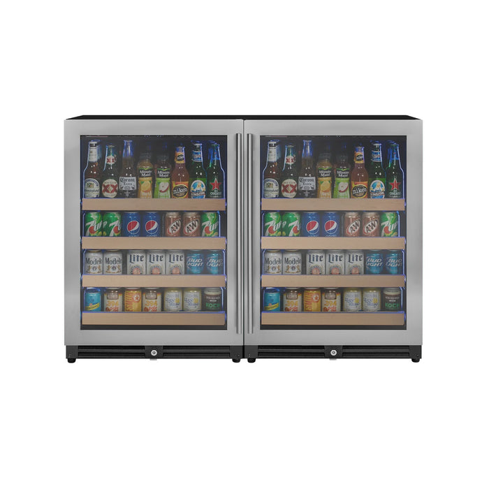 Reserva Series Stainless Steel Side-by-Side Beverage Center