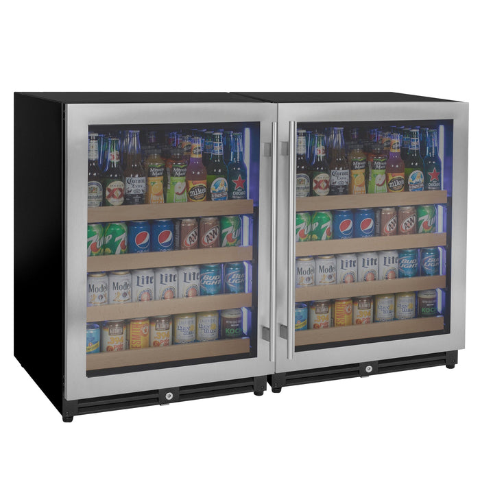 Reserva Series Stainless Steel Side-by-Side Beverage Center