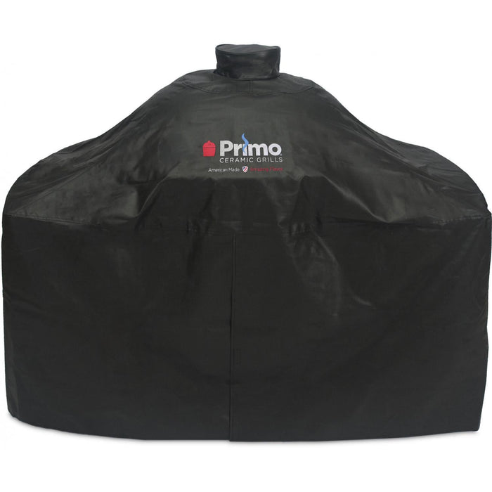 Grill Cover for XL 400 | LG 300 | JR 200 Primo in Cart with SS Side Tables or Cypress Compact Table