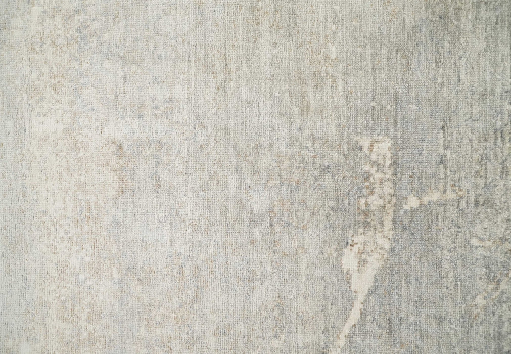 2x4 Hand Knotted Ivory and Beige Modern rug made with Art Silk| N8624