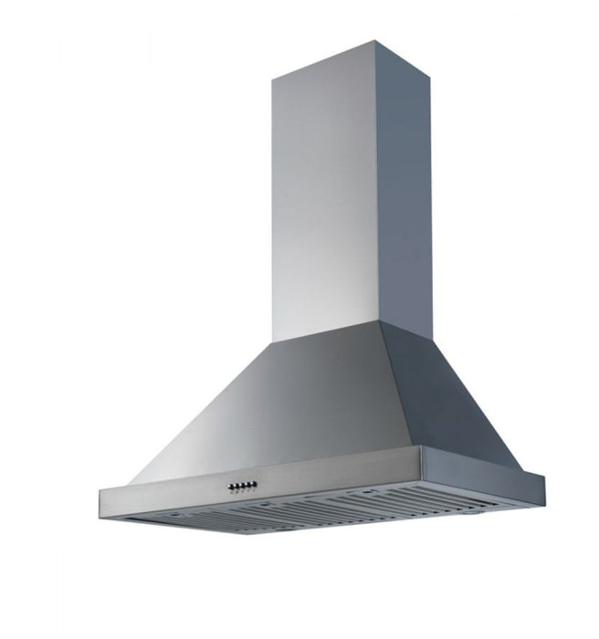 Hallman Seng Ventilation Hood 30-Inch Wall Mount with Chrome Trim