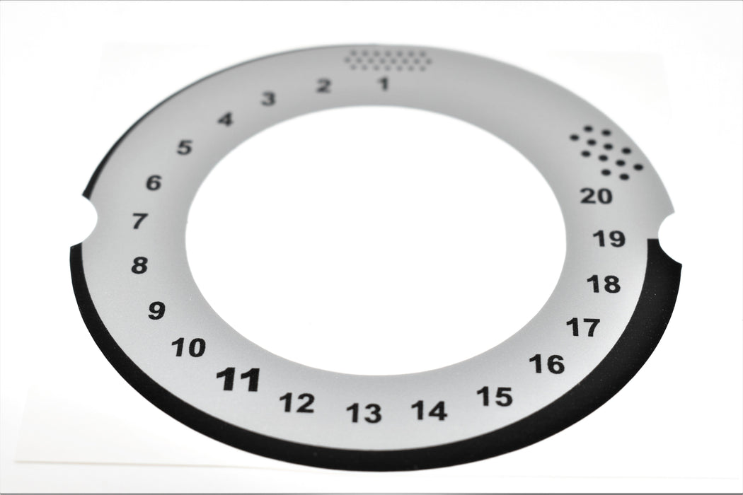 KeGu Faceplate scale, 20 position