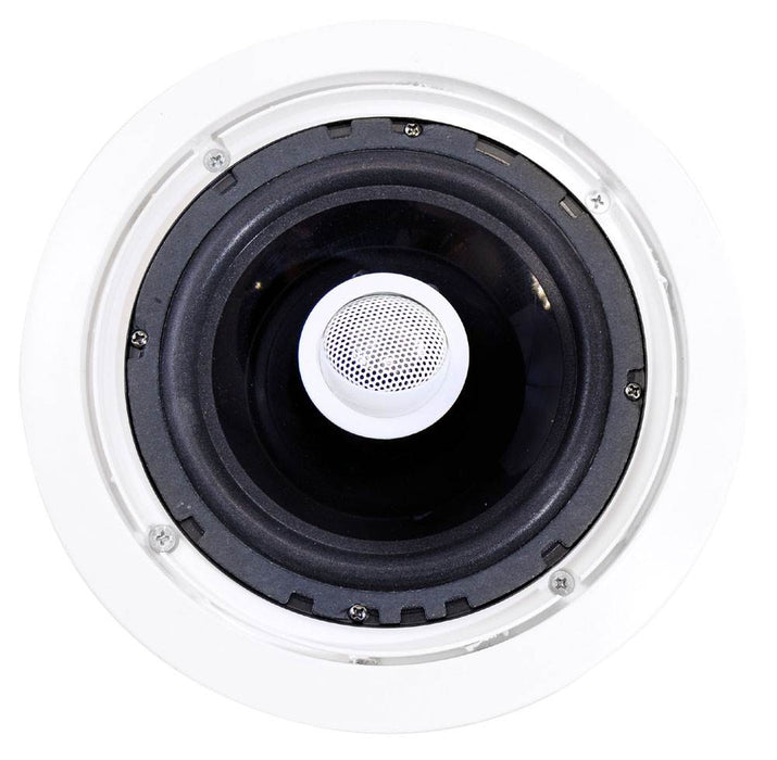 Pyle PDIC60 6.5 Inch 250 Watt 2 Way Round In Wall/Ceiling Home Speakers System