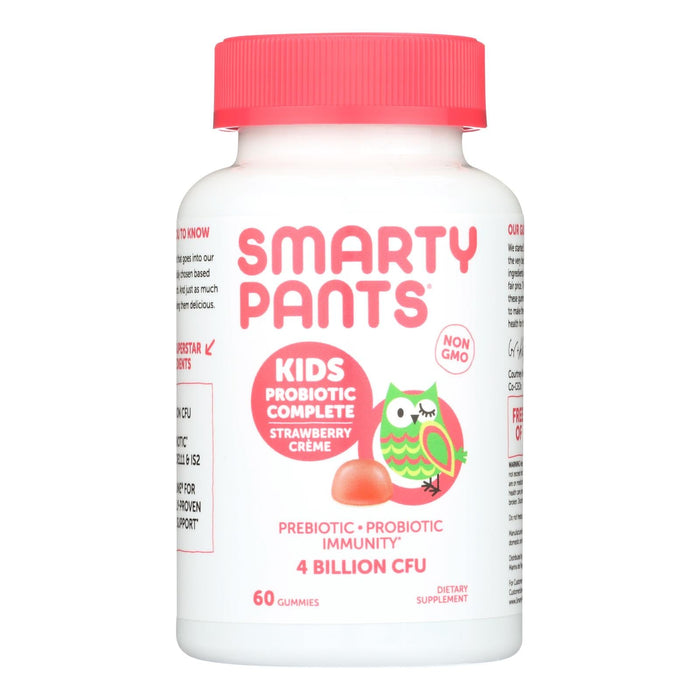 Smartypants Kids Probiotic - Straw Creme - 60 Count - Pack of 3