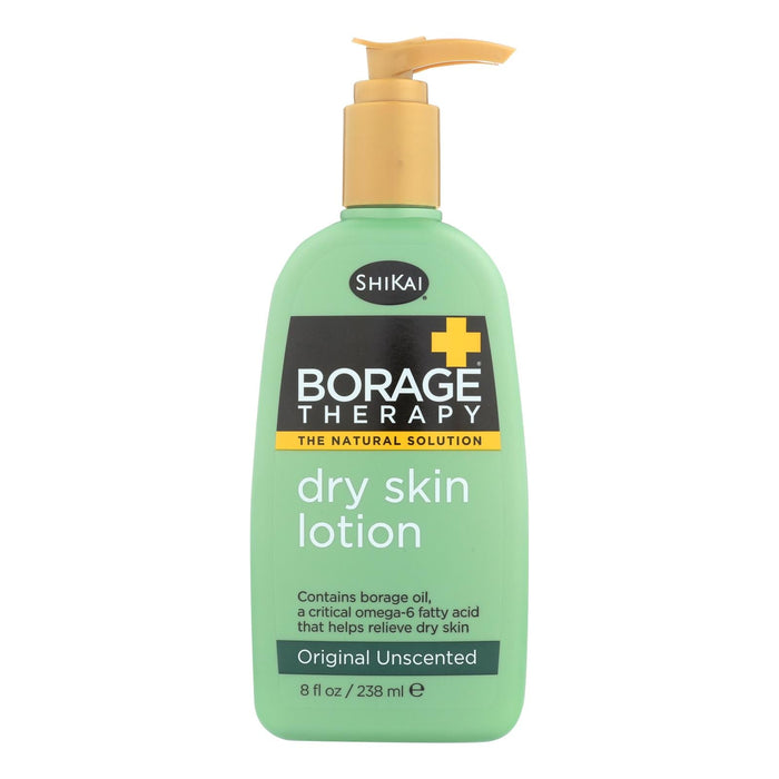 Shikai Borage Therapy Dry Skin Lotion Unscented - 8 Fl Oz - Pack of 2