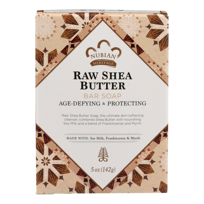 Nubian Heritage Bar Soap Raw Shea Butter - 5 Oz - Pack of 3