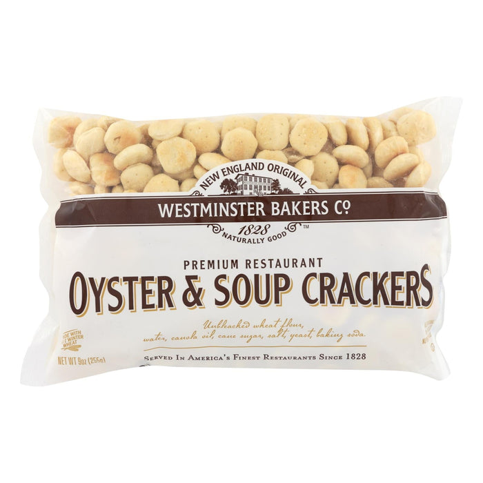 Westminster Cracker Co Oyster & Soup Crackers Case of 12 - 9oz