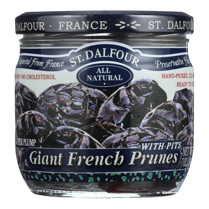 St Dalfour Giant French Prunes with Pits - 7 Oz (Pack of 6)