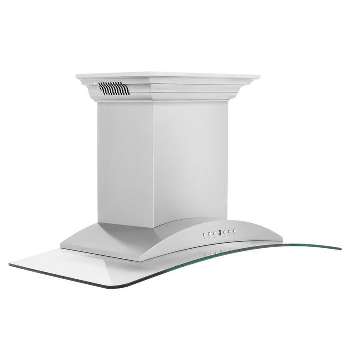 ZLINE 30" CrownSound Ducted Vent Wall Mount Range Hood in Stainless Steel with Built-in Bluetooth Speakers, KNCRN-BT-30