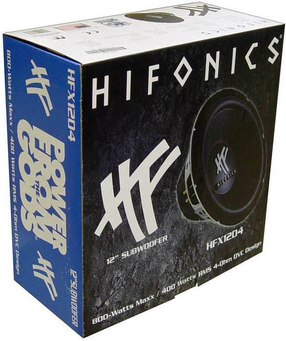 HIFONICS HFX12D4 12" 800 Watt 4 Ohm DVC Car Audio Subwoofer Power Bass Sub