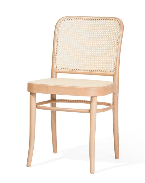 No. 811 Bentwood Chair by Ton-Natural Beech-Cane Seat/Cane Back