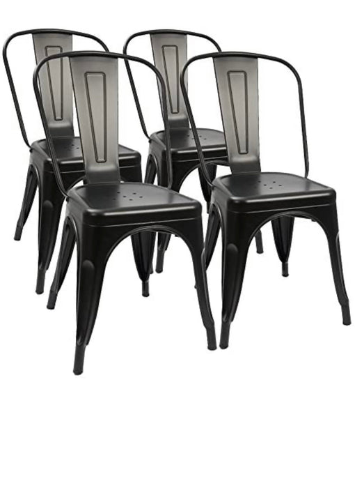 Industrial Metal Dining Chairs