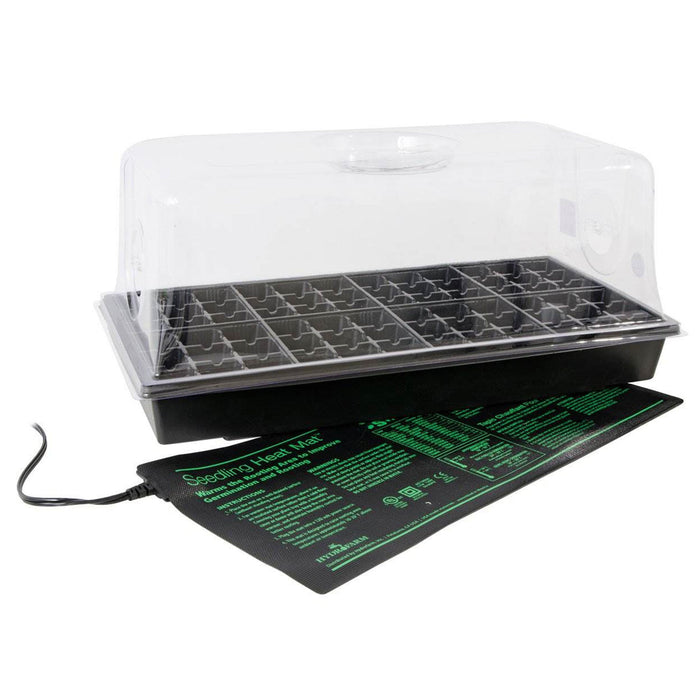 Jump Start Germination Hot House with Heat Mat Hydroponic Flower Grow (2 Pack)