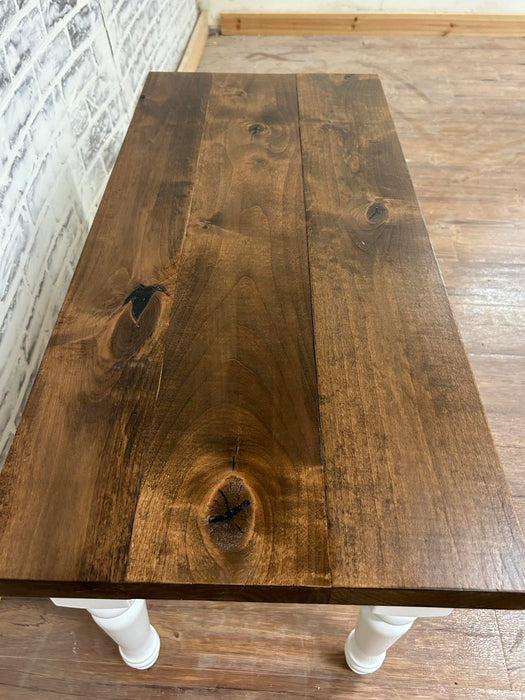 Matching Rustic Farm Bench