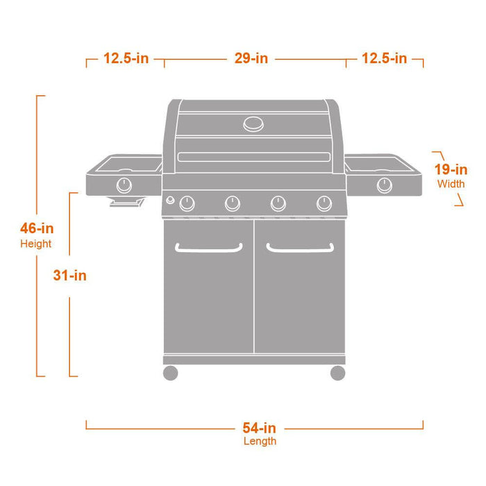 35633 | Matte Color Infrared Propane Gas Grill