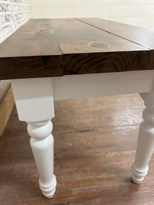 Matching Rustic Farm Bench