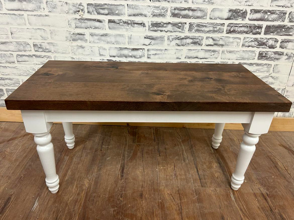 Matching Rustic Farm Bench