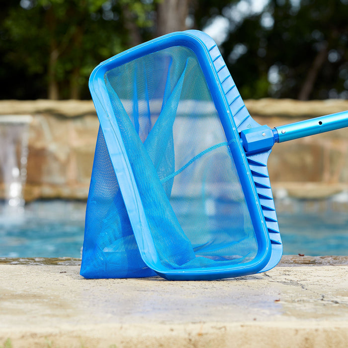 HYDROTOOLS by Swimline Leaf Debris Extra Deep Mesh Skimmer Net for Pool or Pond