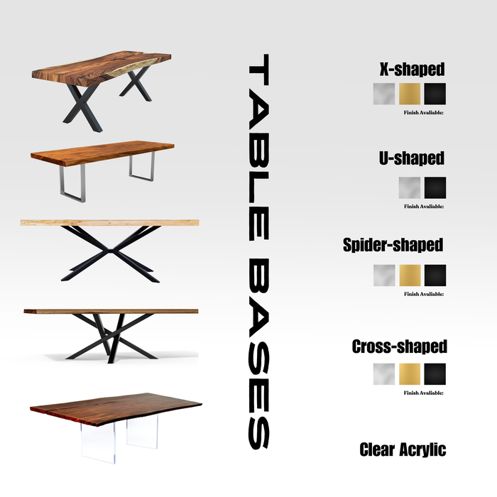 10ft x 40'' Seats for 12 ONE-PIECE Acacia Straighe Edge Wood Table With Metal Base