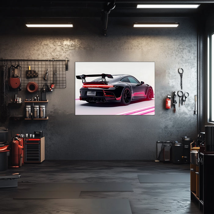 Car light up sign, Car neon light sign, Car wall art lighted, Car led wall decor, Car led sign, Garage neon sign, Neon painting art For Man - UvCar05