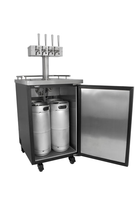 Kegco TCK-1B-4K Beer Dispenser | Restaurant Keg Cooler