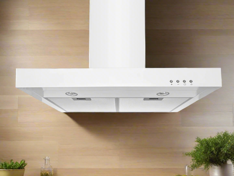 (Dented)  30 Inch 600 CFM White Wall Mount Range Hood - Victory SV400Z