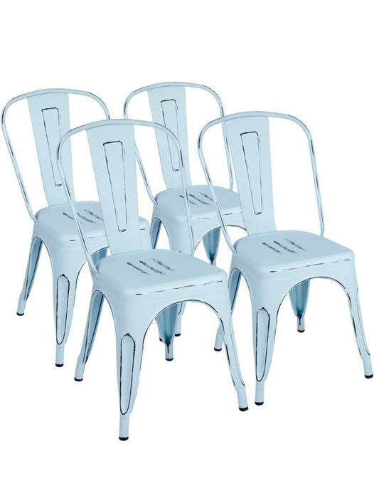 Industrial Metal Dining Chairs