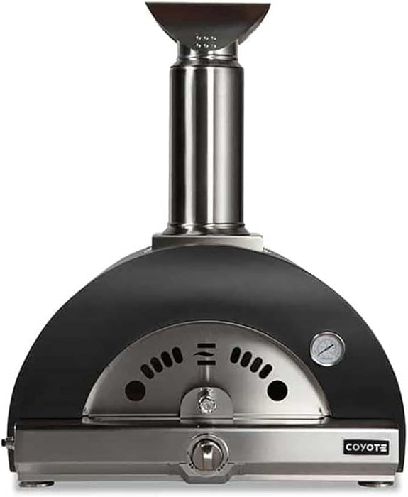 30" Hybrid Multi-Fuel Outdoor Oven, NG, Matte Black