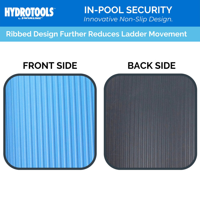 Hydrotools by Swimline Protective Ribbed Ladder Mat/In-Pool Step Pad, 36" x 36"