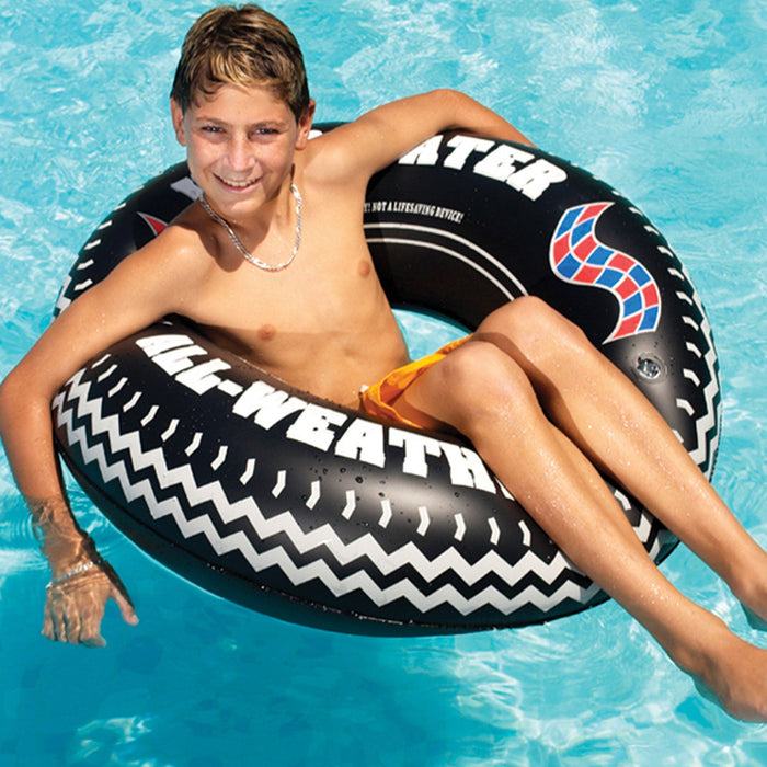 Swimline 36" Inflatable Wild Water All Weather Tire Swimming Pool Tube Float